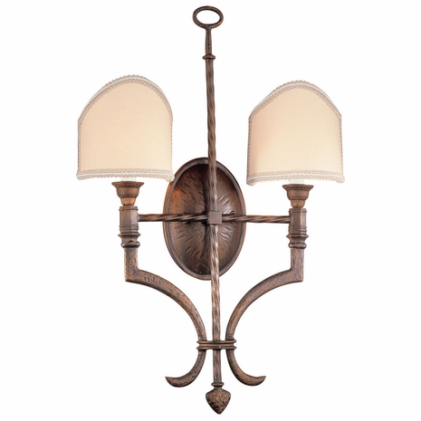 B8852 Troy Lighting Hawthorne Two-Light Wall Sconce