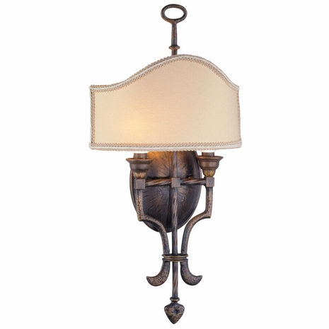 B8854GB Troy Hawthorne Medium Gilded Bronze 2 Light ADA Wall Sconce