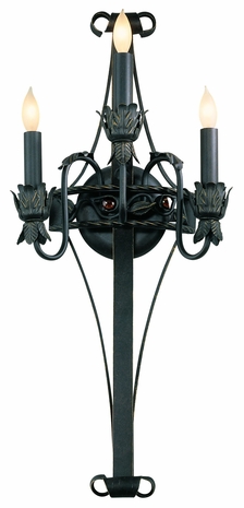 B8903FBK Troy Lighting Madera Interior 3light Wall Sconce