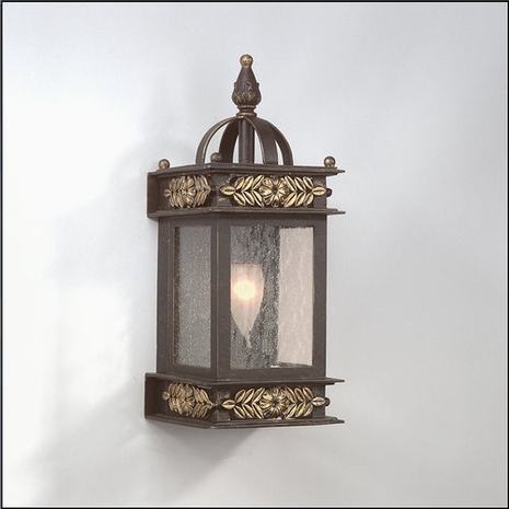 B9340-FBK-R Troy Lighting La Scala One Light Outdoor Wall Sconce (CLEARANCE ITEM)