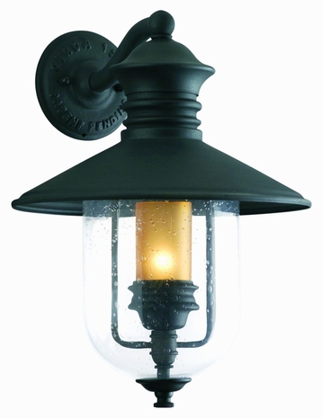 B9361NB-D Troy Old Town Large Natural Bronze 1 Light Wall Lantern Dark Sky