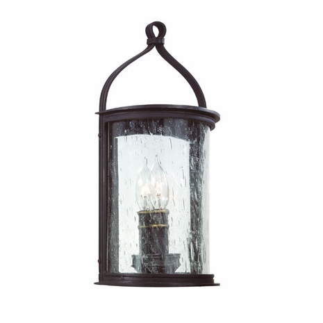B9471-FBK-R Troy Lighting Scarsdale One-Light Outdoor Wall Sconce (CLEARANCE ITEM)