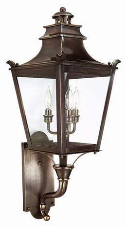B9493 Troy Lighting Dorchester Three-Light Outdoor Wall Sconce