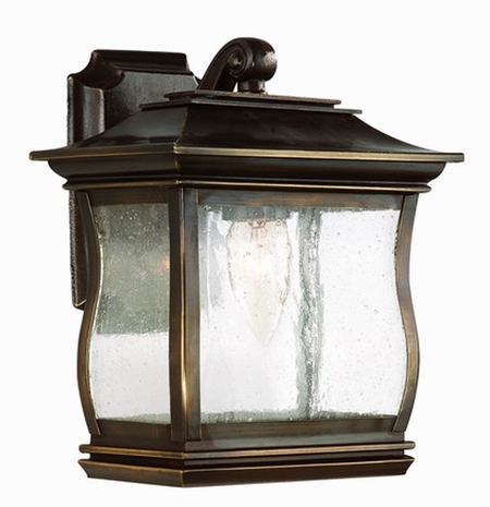 B9511 Troy Lighting Brentwood Park One-Light Outdoor Wall Sconce
