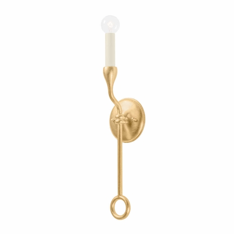 B9520-VGL Troy Lighting Orson 1Lt Wall Sconce with Vintage Gold Leaf Finish