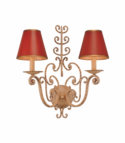 B9801BW Troy Lighting Holly Hill Interior 2light Wall Sconce