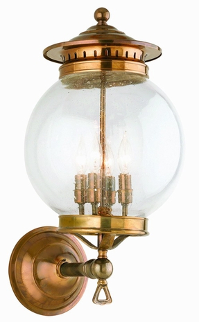 B9923 Troy Lighting Franklin Four-Light Outdoor Wall Sconce