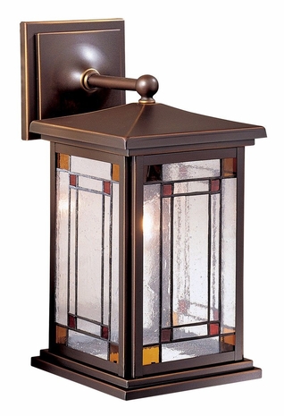 BAR6904OB Troy Lighting Brookfield 1 Light Wall Lantern in Oil Rubbed Bronze Finish