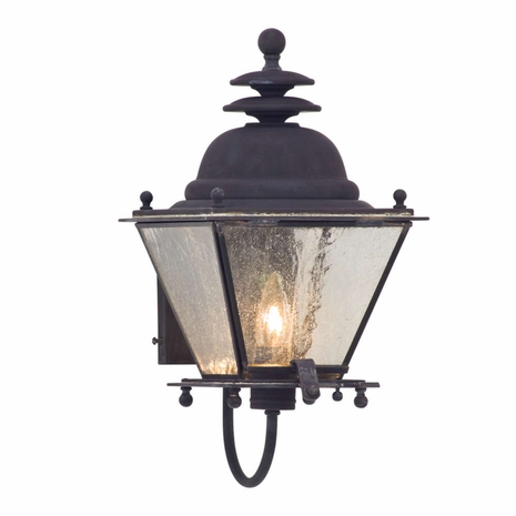 BCD6031NR Troy Lighting Brookline 1 Light Wall Lantern in Natural Rust Finish