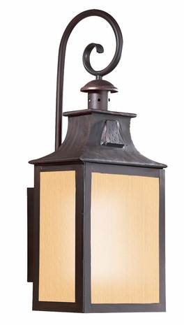BCD9005OBZ-D Troy Lighting Newton 1 Light Wall Lantern Dark-S in Old Bronze Finish