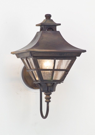 BF6041NR Troy Lighting Rockingham 1 Light Wall Lantern Fl in Natural Rust Finish