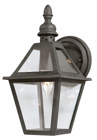 BF9620NB Troy Lighting Townsend 1 Light Wall Lantern Fluo in Natural Bronze Finish