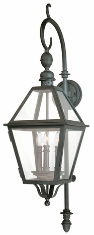 BF9622NB Troy Lighting Townsend 1 Light Wall Lantern Fluo in Natural Bronze Finish