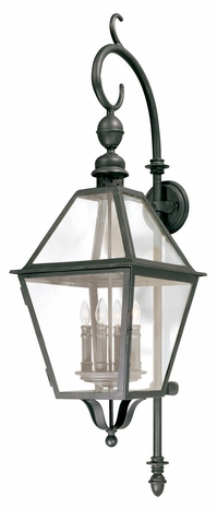 BF9623NB Troy Lighting Townsend 1 Light Wall Lantern Fluo in Natural Bronze Finish