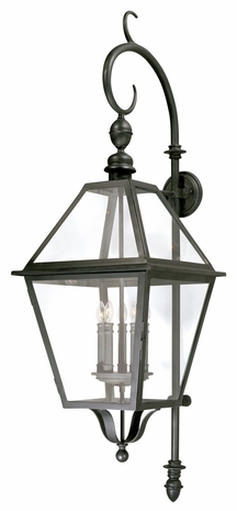BF9624NB Troy Lighting Townsend 1 Light Wall Lantern Fluo in Natural Bronze Finish