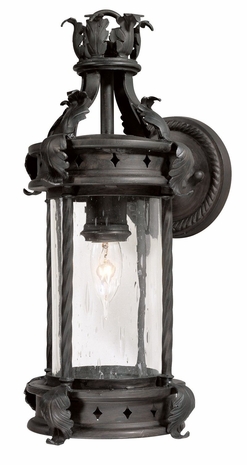 BF9630OBZ Troy Lighting Los Feliz 1 Light Wall Lantern Flu in Old Bronze Finish