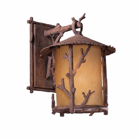 BFA8736-D Troy Lighting Cheyenne Fluorescent Dark Sky Outdoor Wall Sconce