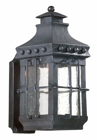 BFCD8970NB Troy Lighting Dover 1 Light Wall Lantern Fluores in Natural Bronze Finish