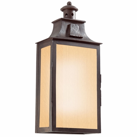 BFCD9008OBZ Troy Lighting Newton 1 Light Wall Pocket Lantern in Old Bronze Finish