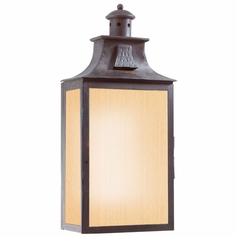 BFCD9009OBZ Troy Lighting Newton 1 Light Wall Pocket Lantern in Old Bronze Finish