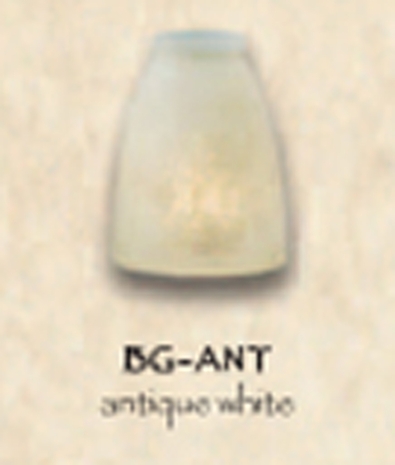BG-ANT Antique White Art Glass Shade