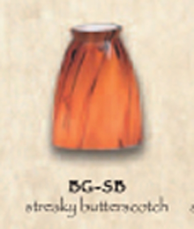 BG-SB Streaky Butterscotch Art Glass Shade