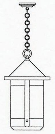 BH-14TL Arroyo Craftsman 14" Berkeley Tall-Long Body Pendant