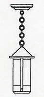 BH-6L Arroyo Craftsman 6" Berkeley Long Body Pendant Light