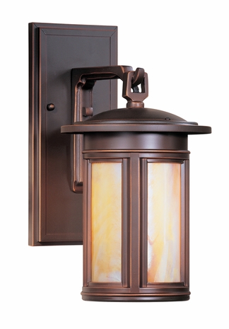 BIH6910OB-D Troy Exterior Highland Park Oil Rubbed Bronze Small 1 Light Dark Sky Wall Lantern