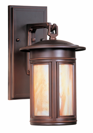 BIH6914OB-D Troy Exterior Highland Park Oil Rubbed Bronze Medium 1 Light Dark Sky Wall Lantern