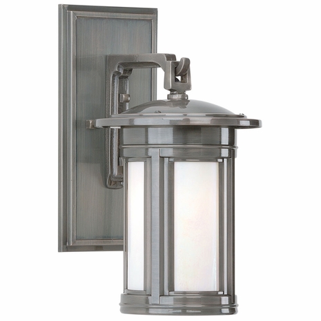 BIW6910AN Troy Lighting Highland Park 1 Light Wall Lantern in Antique Nickel Finish