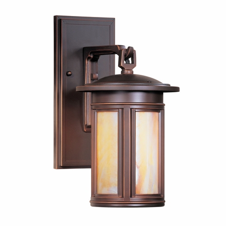 BIW6910OB Troy Lighting Highland Park 1 Light Wall Lantern in Oil Rubbed Bronze Finish