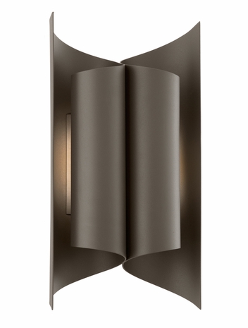 BL3383BZ-C Troy Exterior Kinetic ES Bronze Coastal Medium 16 Light ADA - Title 24 (with photocell) LED Wall Lantern