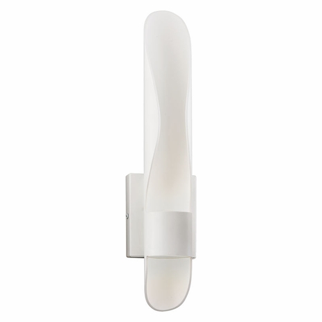 BL3402WT Troy Solid Aluminum Exterior Ethos 16Led Wall Sconce Led Medium with Satin White Finish