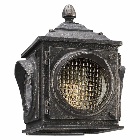 BL4501 Troy Solid Aluminum Exterior Main Street 1Lt Wall Led Small with Aged Pewter Finish
