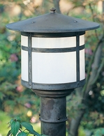 BP-11 Arroyo Craftsman 11" Berkeley Outdoor Post Mount Light