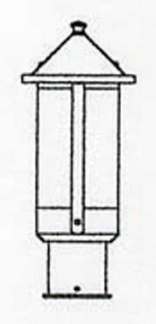 BP-6L Arroyo Craftsman 6" Berkeley Long Body Post Mount