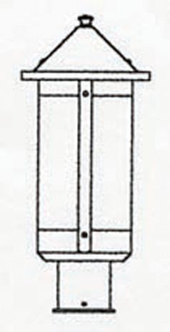BP-7L Arroyo Craftsman 7" Berkeley Long Body Post Mount