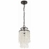 BRI-3000-DB Crystorama Brielle 1 Light Dark Bronze Mini Pendant