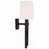 BRO-452-BF Crystorama Bromley 2 Light Black Forged Sconce