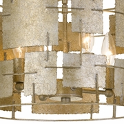 BRO-4864-OX Crystorama Bronson 4 Light Oxidized Silver Ceiling Mount