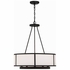 BRY-8006-BF Crystorama Bryant 6 Light Black Forged Chandelier