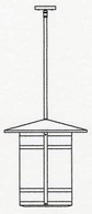 BSH-17L Arroyo Craftsman 17" Berkeley Long Body Outdoor Stem Hung Pendant Light