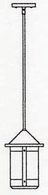BSH-7 Arroyo Craftsman 7" Berkeley Outdoor Stem Hung Pendant Light