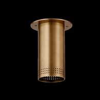 C1505-PBR Troy Lighting Berg 1Lt Flush Mount with Patina Brass Finish