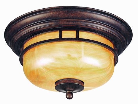 C1610 Troy Lighting Laurelton Two Light Flush