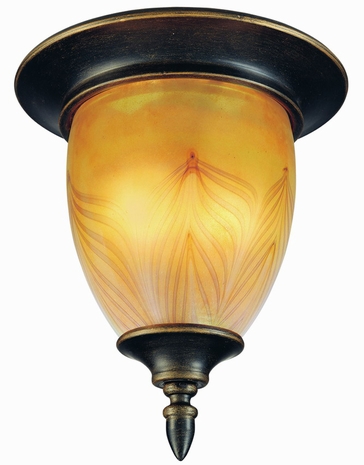 C1620 Troy Lighting Nouveau Two Light Flush Mount