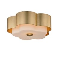 C5651-GL Troy Lighting Allure 2Lt Flush Mount with Gold Leaf Finish