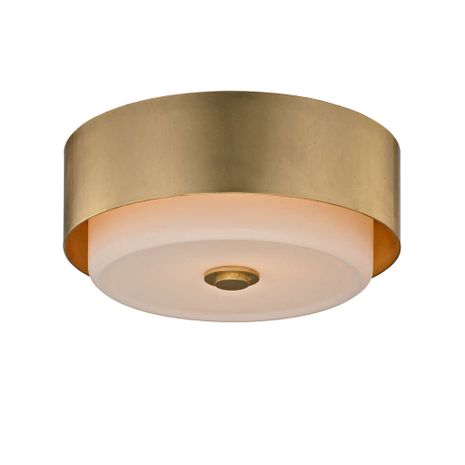 C5661-GL Troy Lighting Allure 2Lt Flush Mount with Gold Leaf Finish