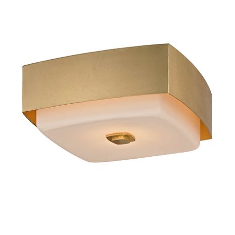 C5671-GL Troy Lighting Allure 2Lt Flush Mount with Gold Leaf Finish